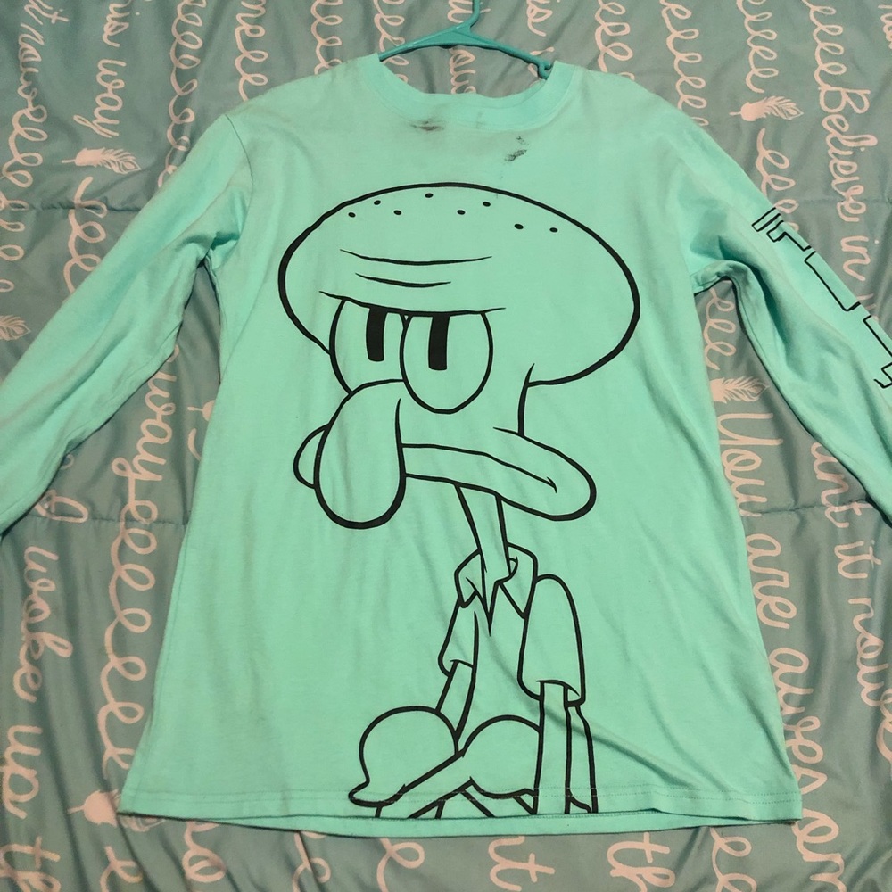 Long Sleeve/Pullover SquidWard shirt
